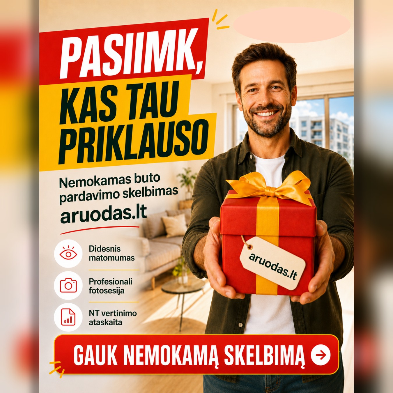 Gardas Facebook ad: Įdėk Skelbimą į Aruodas.lt NEMOKAMAI!