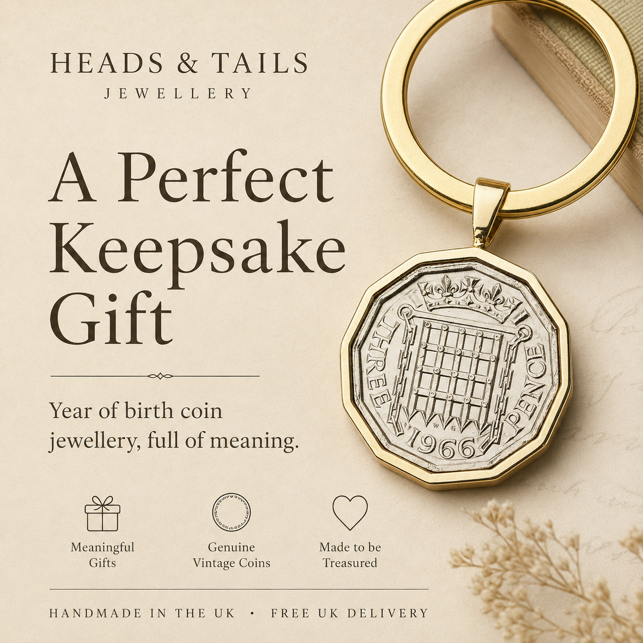Heads and Tails Jewellery Facebook ad