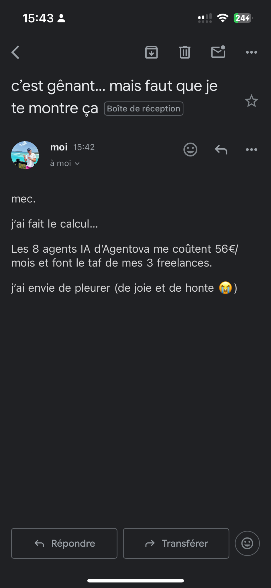 Agentova.ai Facebook ad