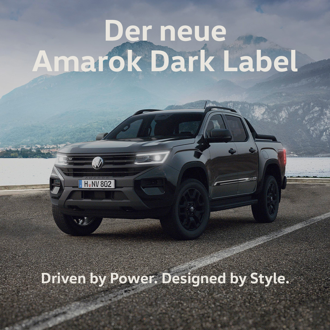 Volkswagen Nutzfahrzeuge Facebook ad: Driven by Power. Designed by Style.