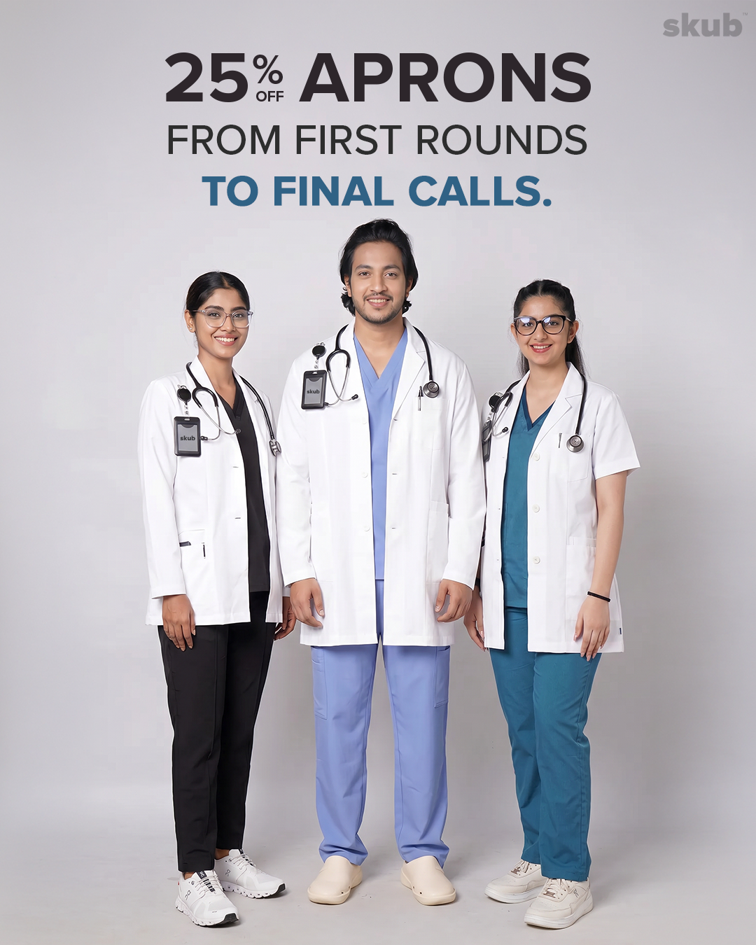 Skub medical scrubs Facebook ad