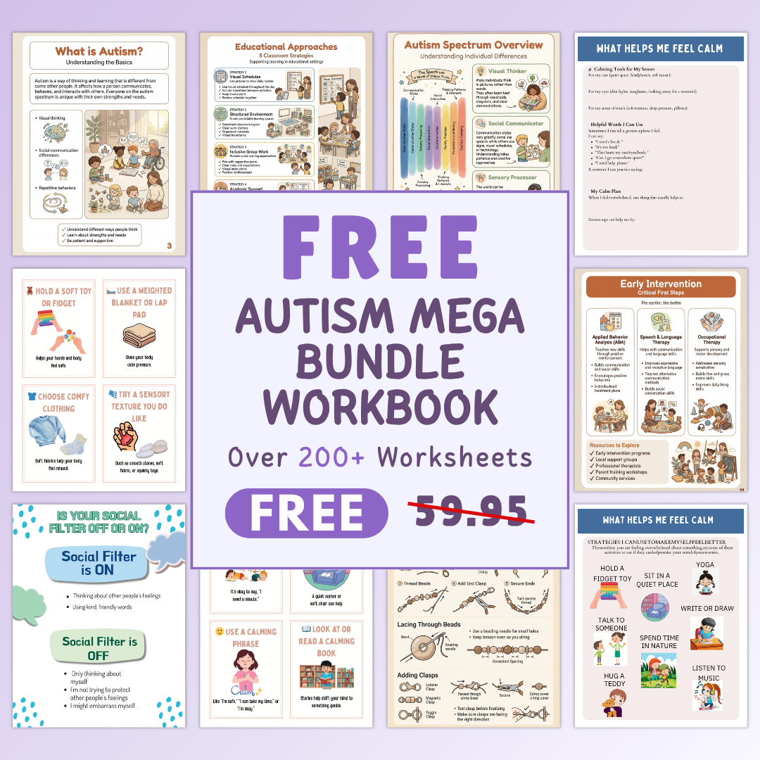 Autism Resources & Serenity Facebook ad: FREE TODAY