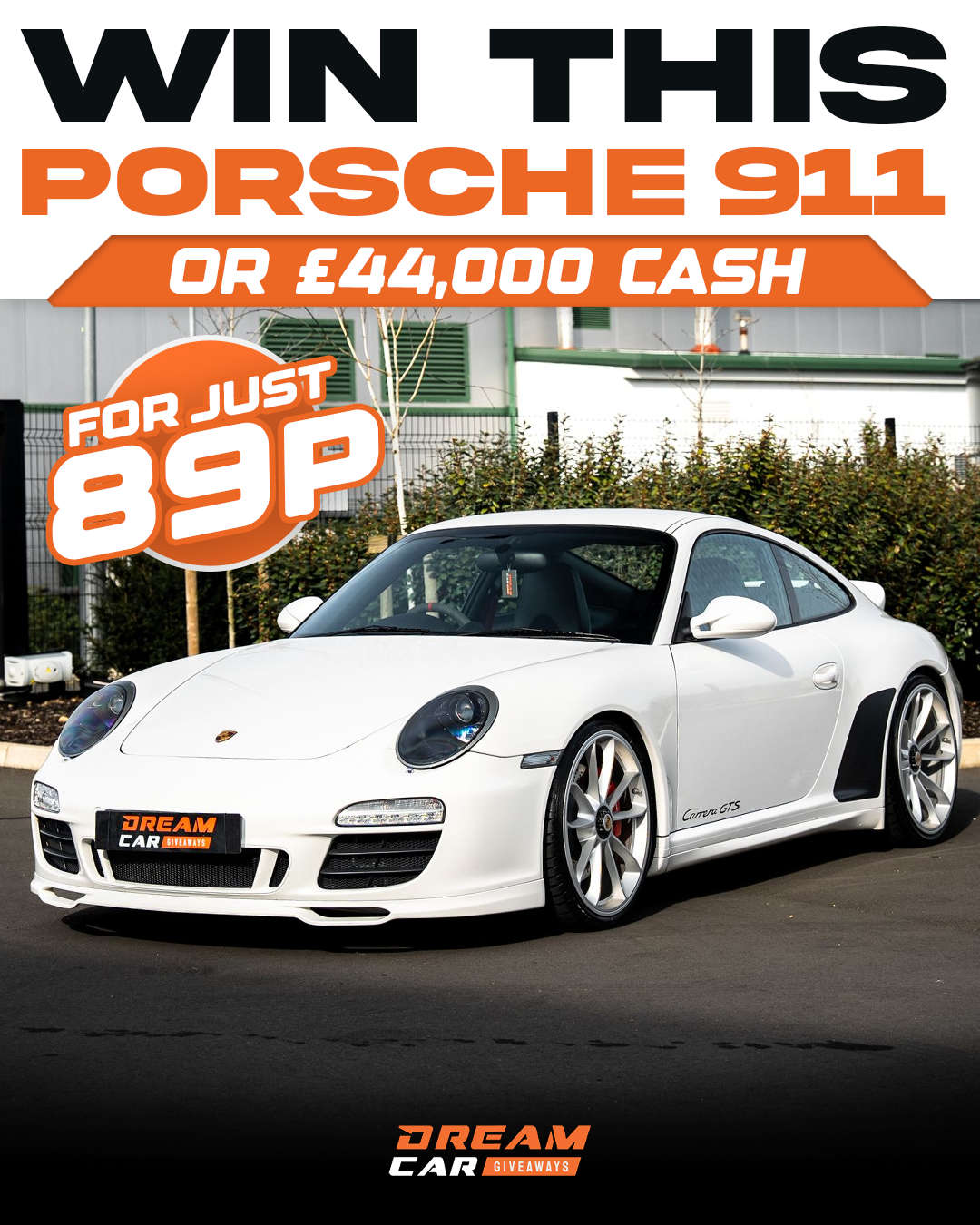Dream Car Giveaways Facebook ad
