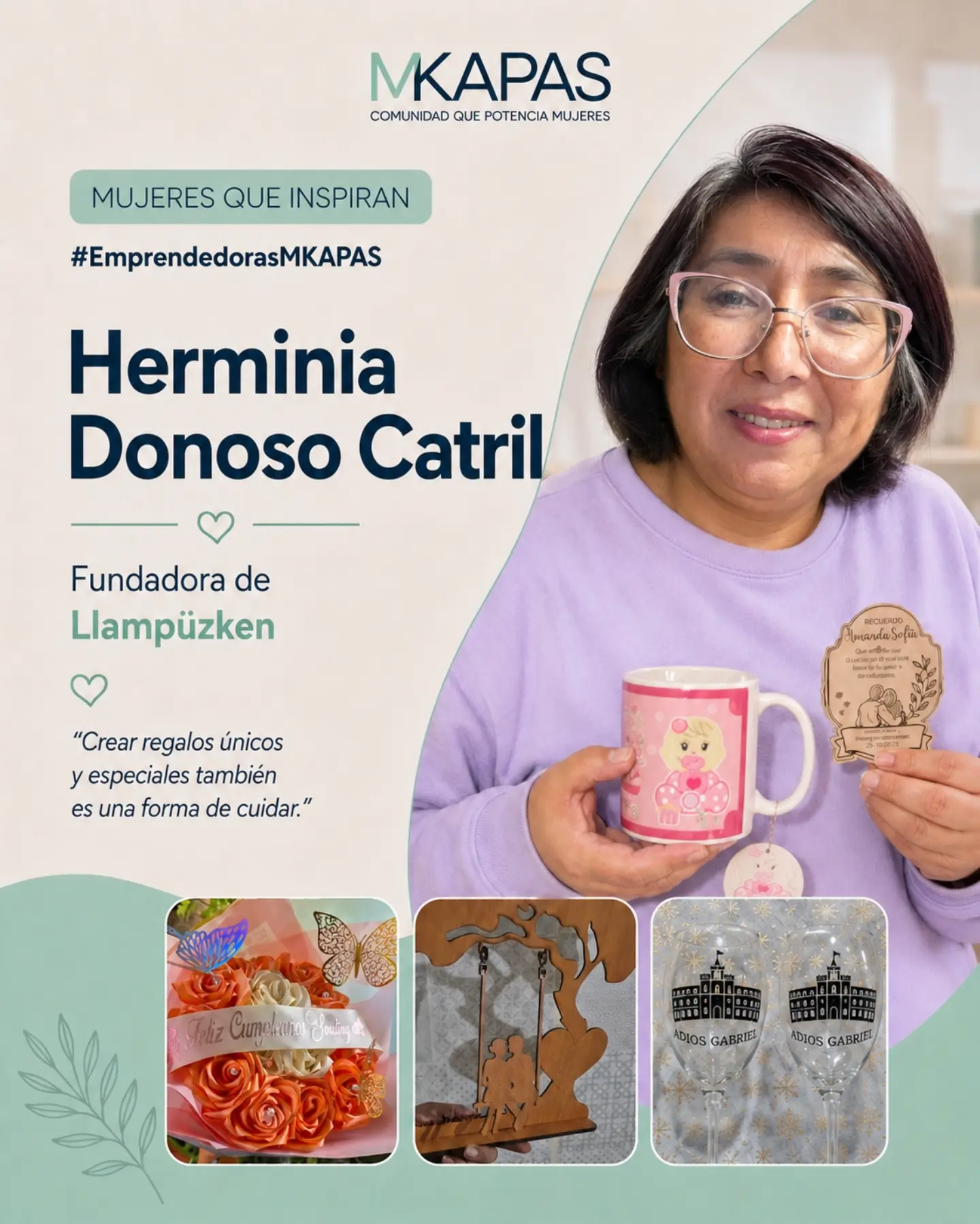 M Kapas Facebook ad: ¿Buscas un regalo realmente especial?