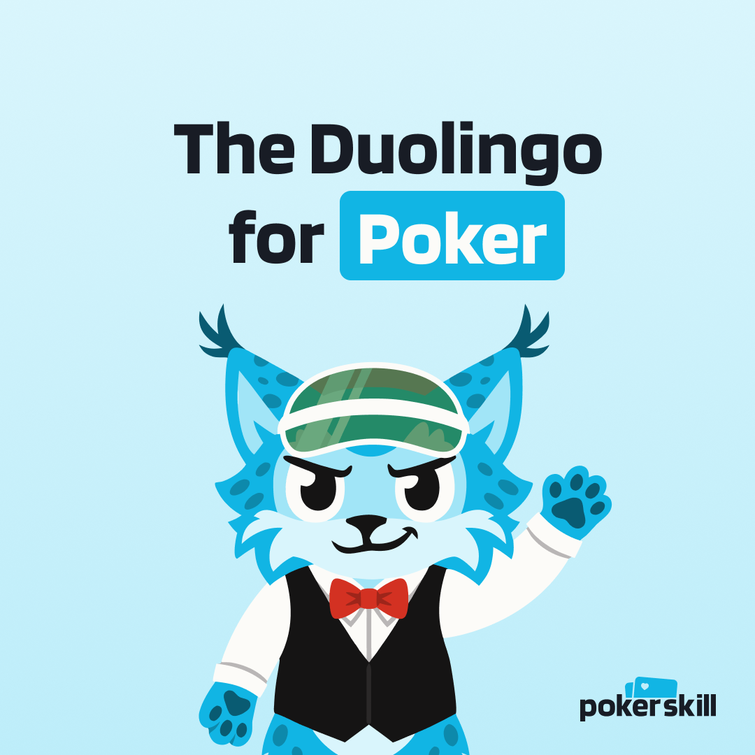 Poker Skill Facebook ad: Try the Duolingo For Poker