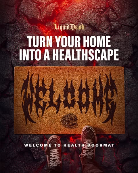 Liquid Death Facebook ad