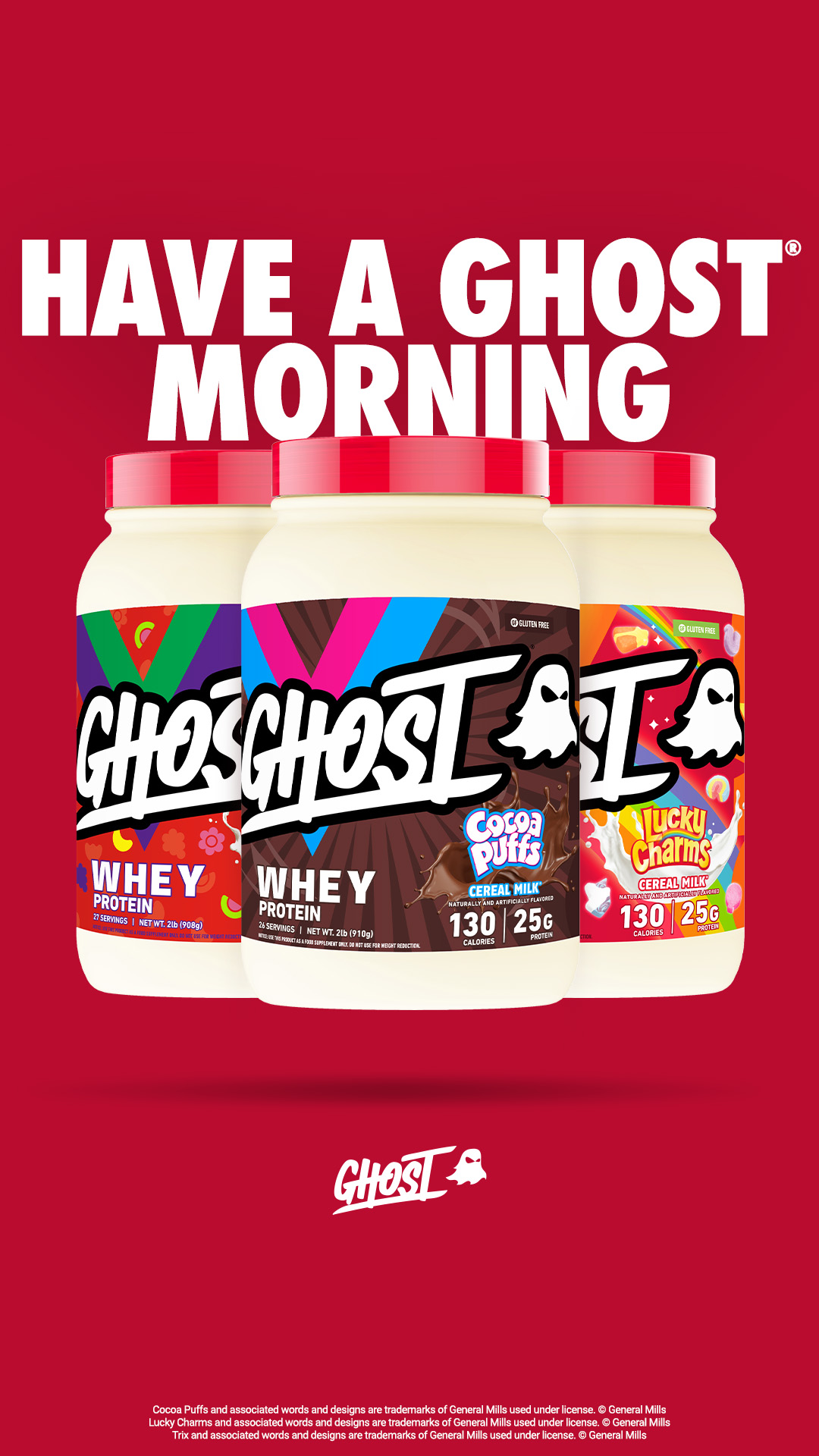 GHOST Facebook ad