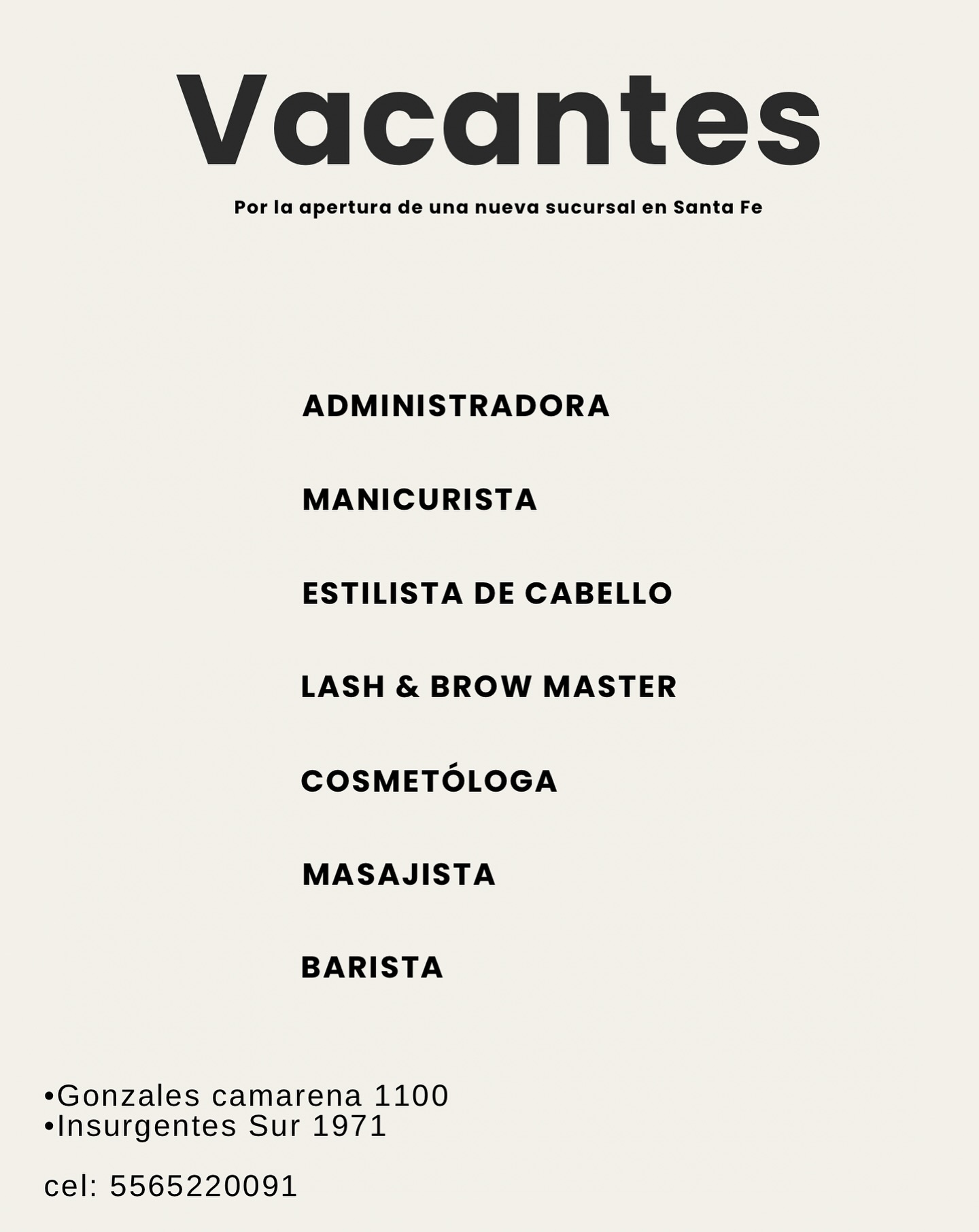 KOVA Beauty Salon CDMX Facebook ad