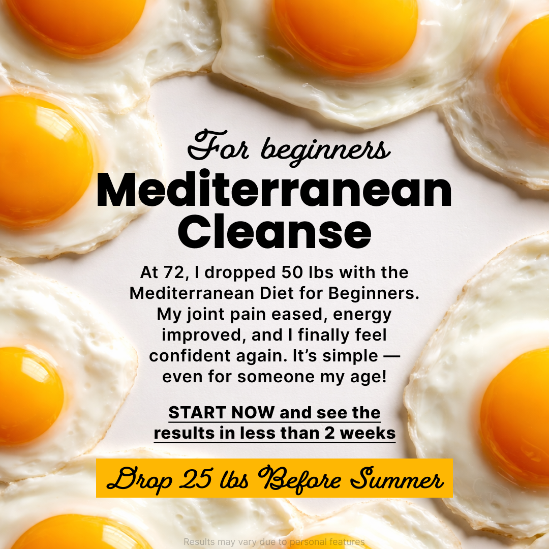 Mediterranean Diet for Beginners Facebook ad: It Only Takes 2 Weeks to Make a Difference
