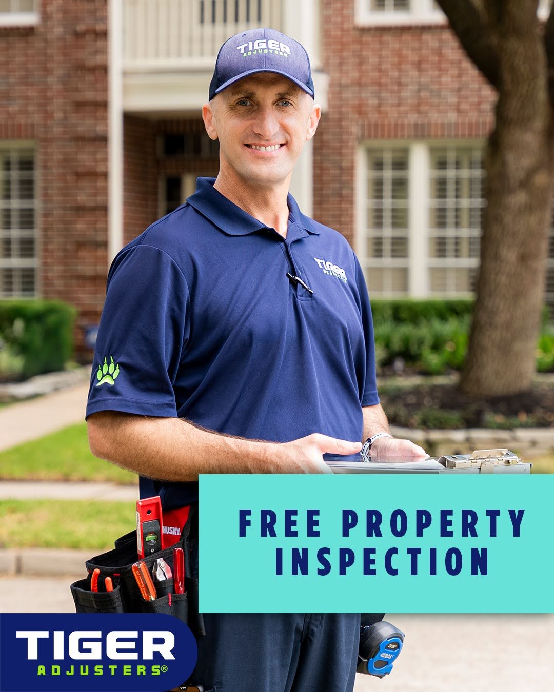 Tiger Adjusters South US Facebook ad from May 11, 2026