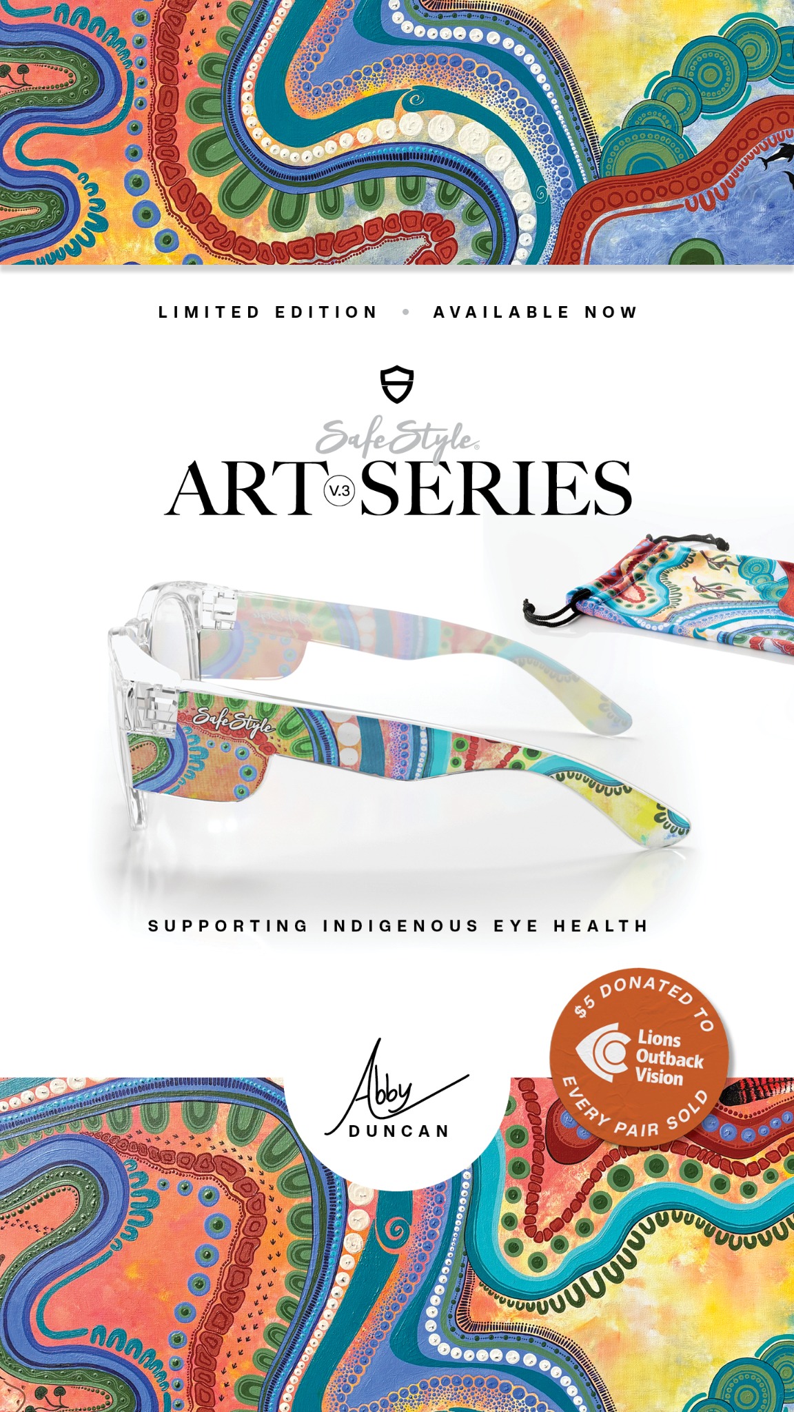 SafeStyle Facebook ad: $5 donated to Lions Outback Vision