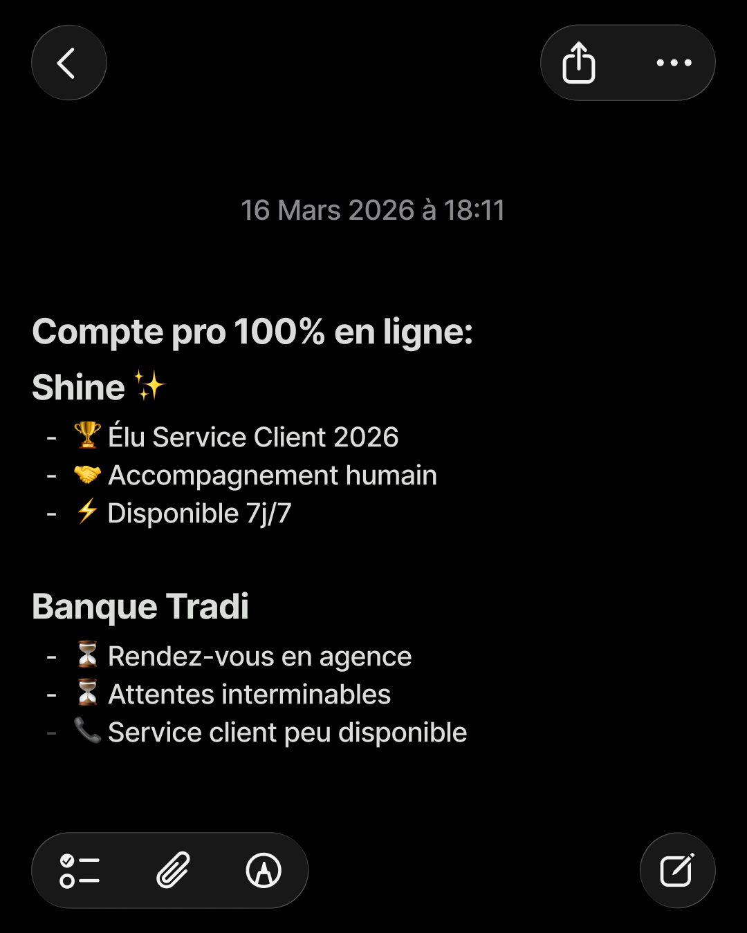 Shine Facebook ad: Compte pro 100% gratuit