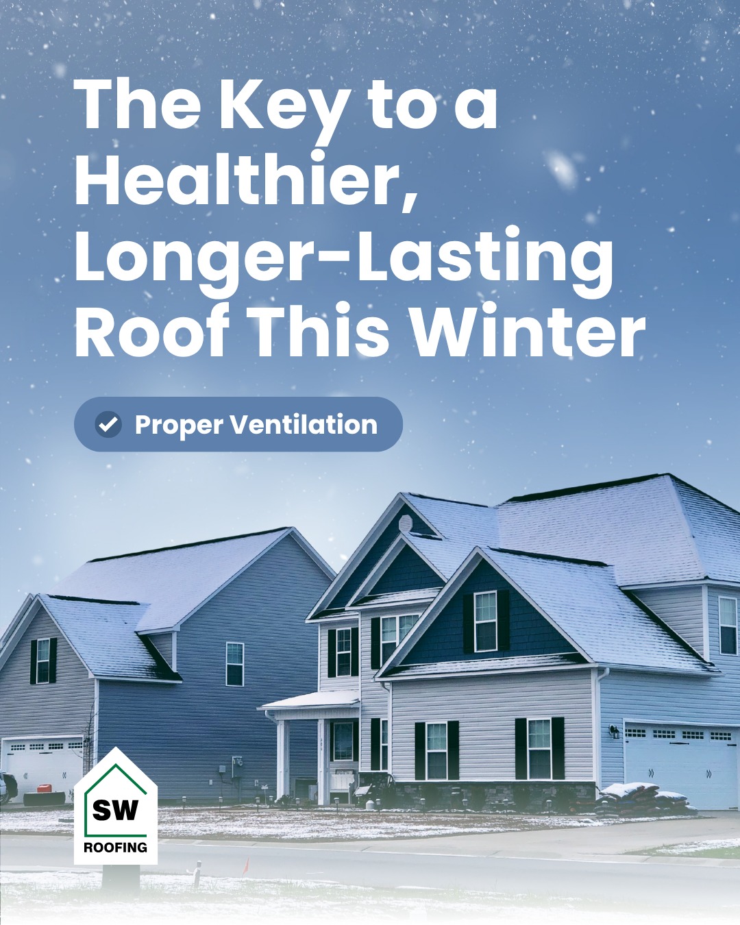 SW Roofing Facebook ad: If your attic can’t breathe, your roof can’t…