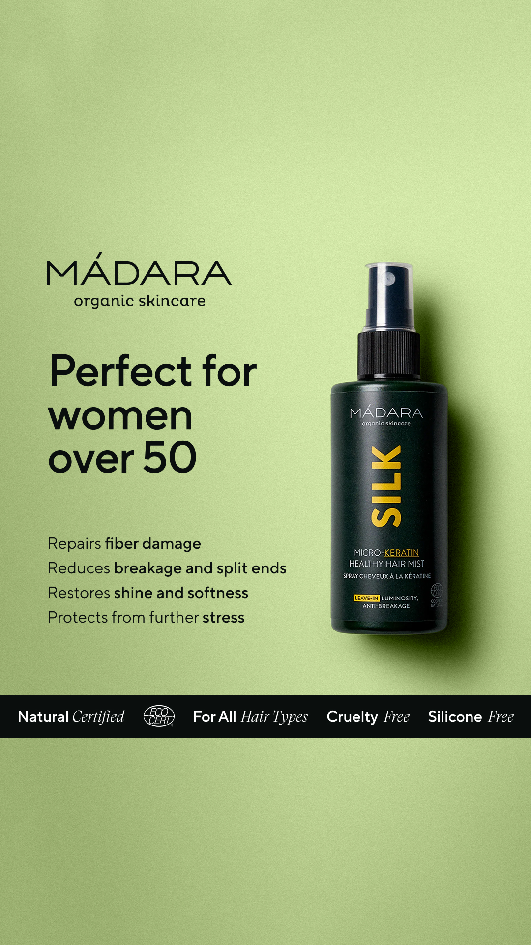Mádara Organic Skincare Facebook ad