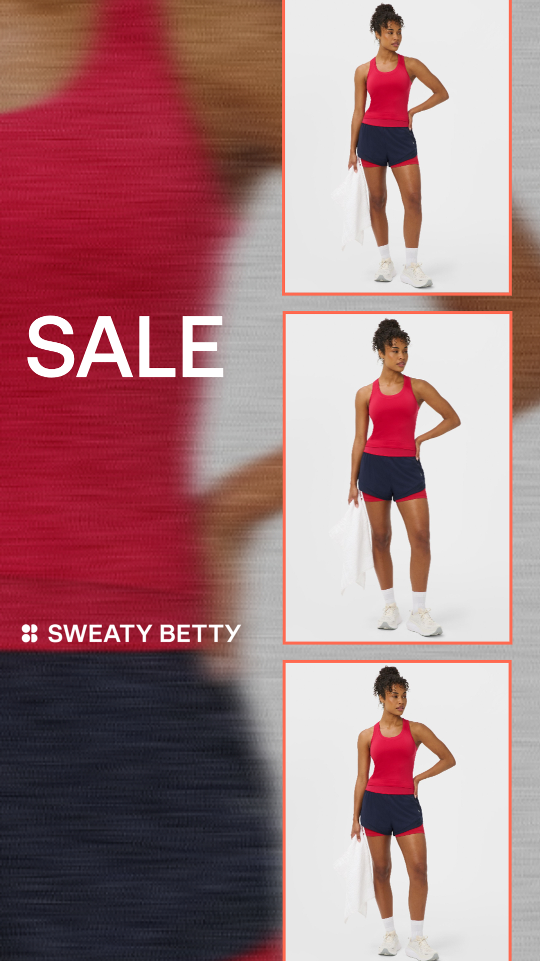 Sweaty Betty Facebook ad