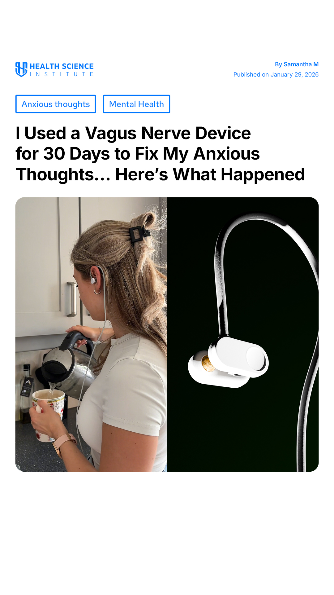 Health Science Facebook ad