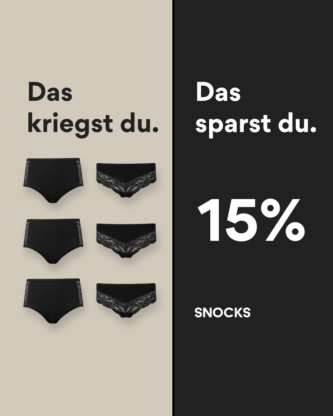 Snocks Facebook ad