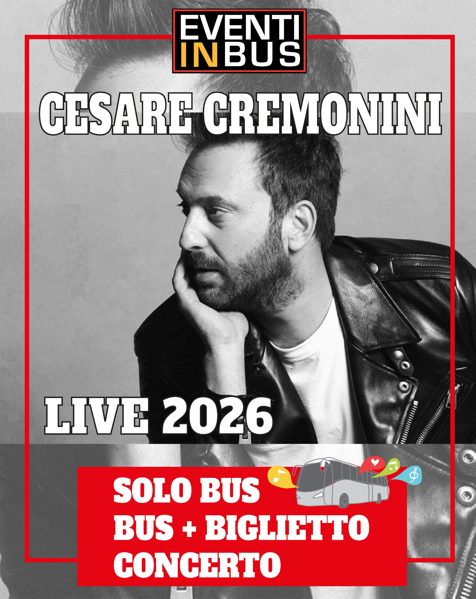 Concerti in Bus Facebook ad: Bus per il concerto