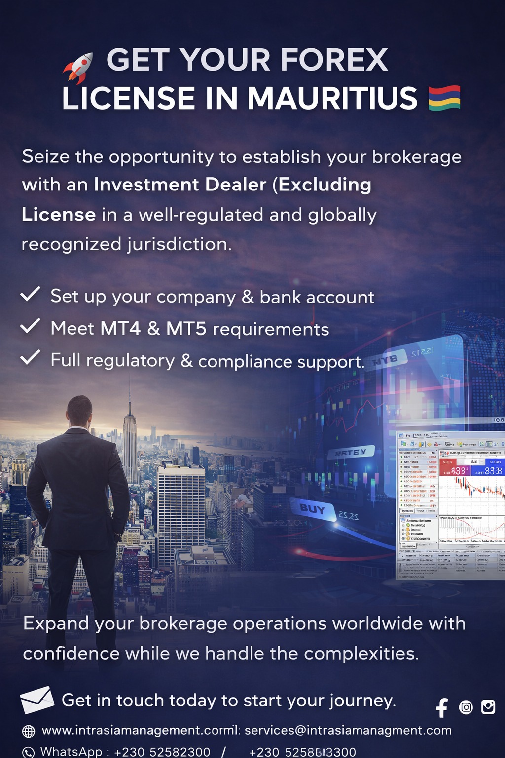 Intrasia Management Mauritius Limited Facebook ad