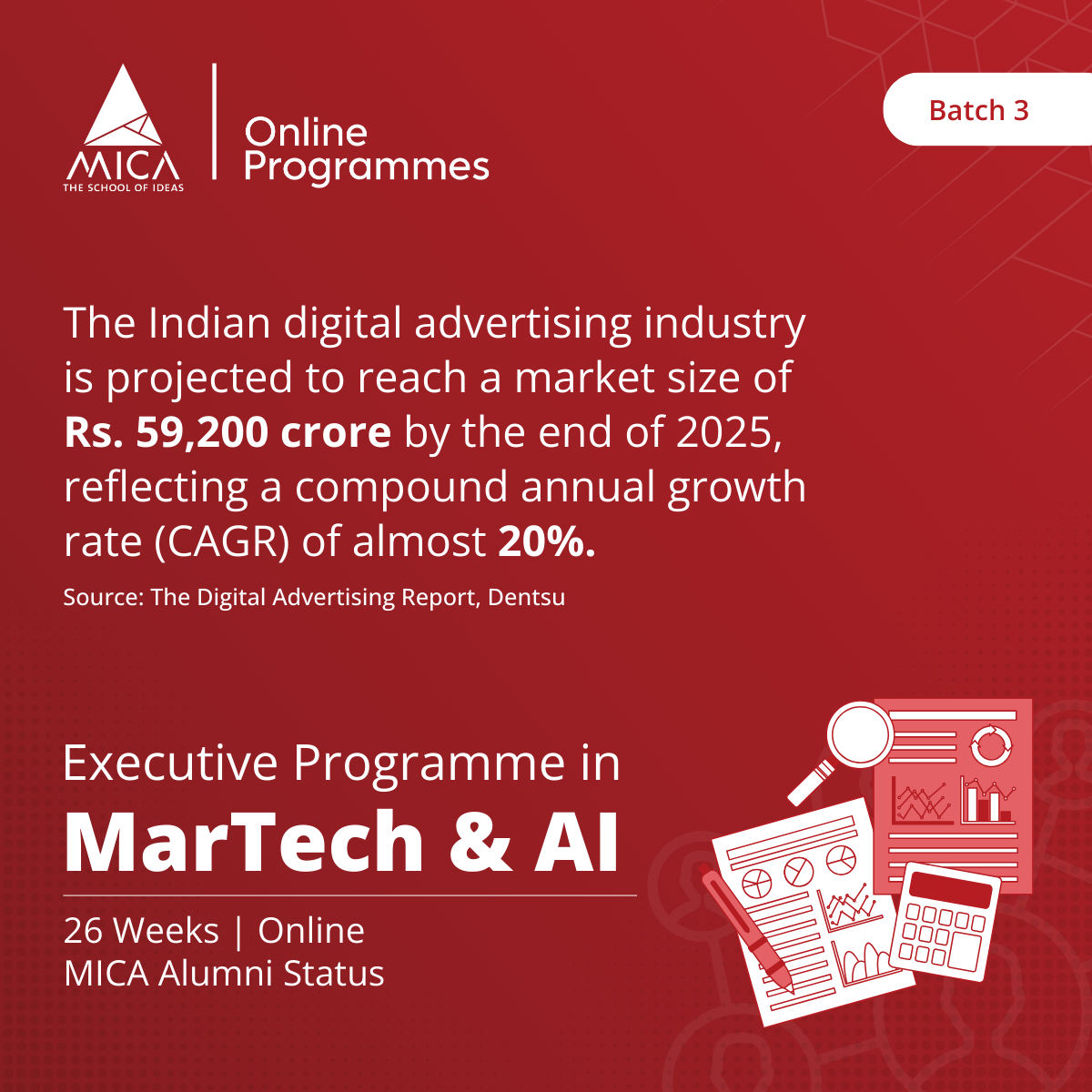 MICA Executive Programme in MarTech and AI Facebook ad from Apr 2, 2026