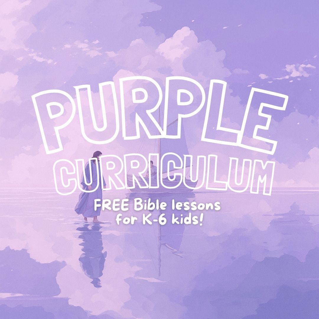 PurpleCurriculum.com Facebook ad: An amazing new Bible curriculum for kids!