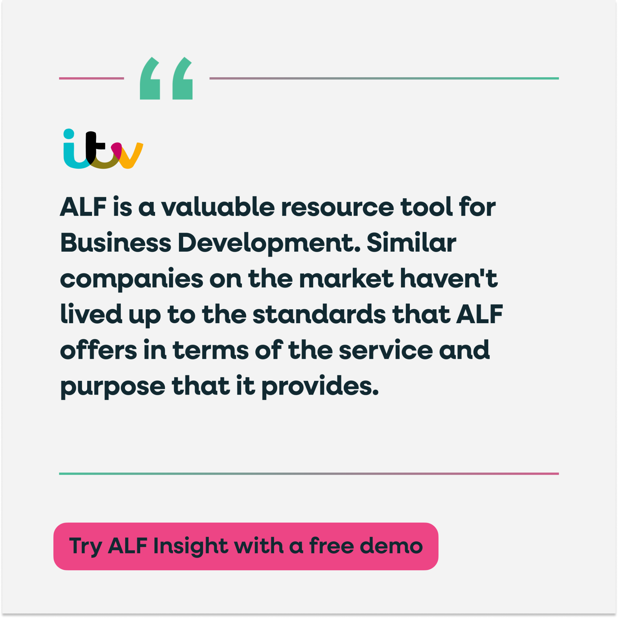 ALF Insight Facebook ad