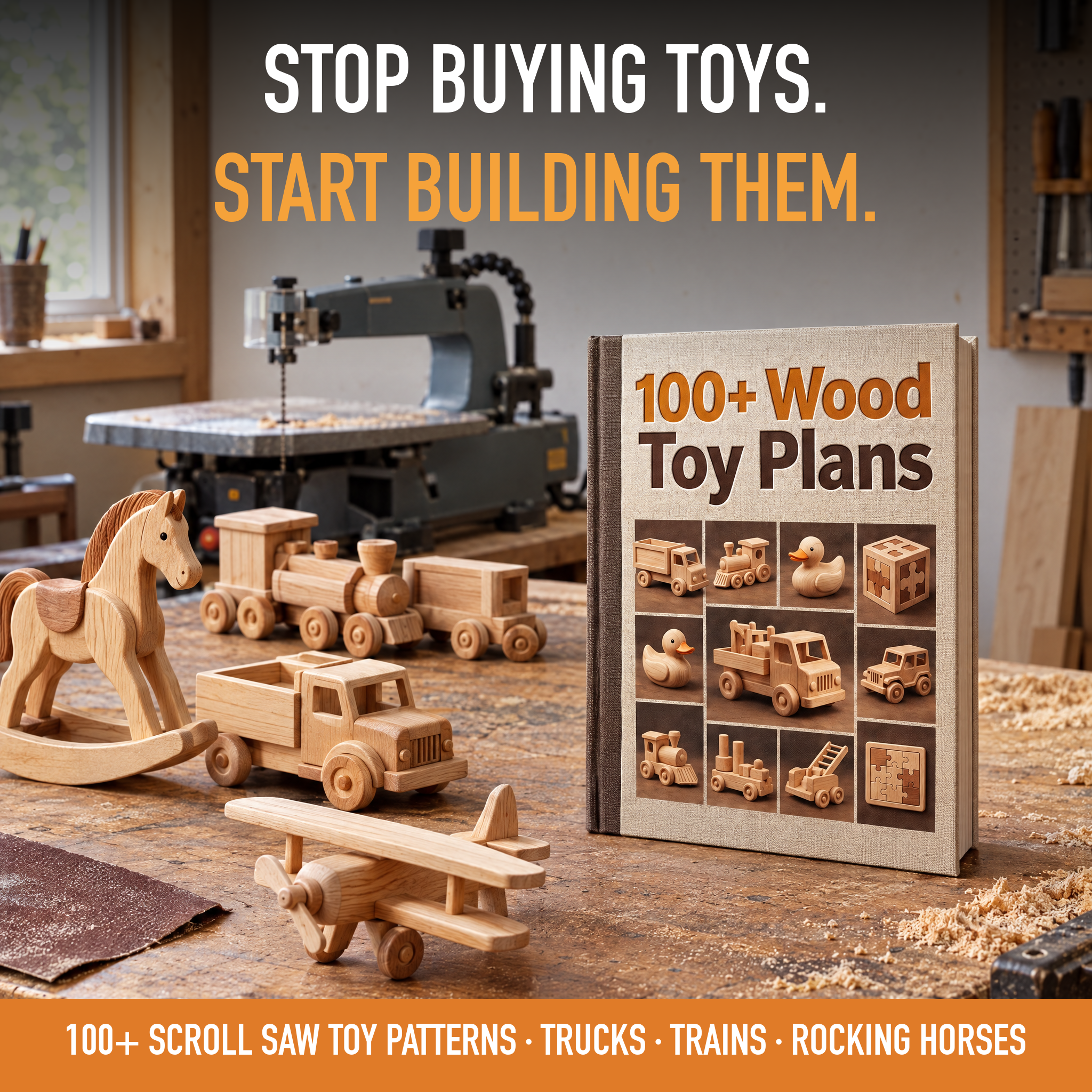Master Crafts DIY Facebook ad: Build a Toy They'll Never Forget
