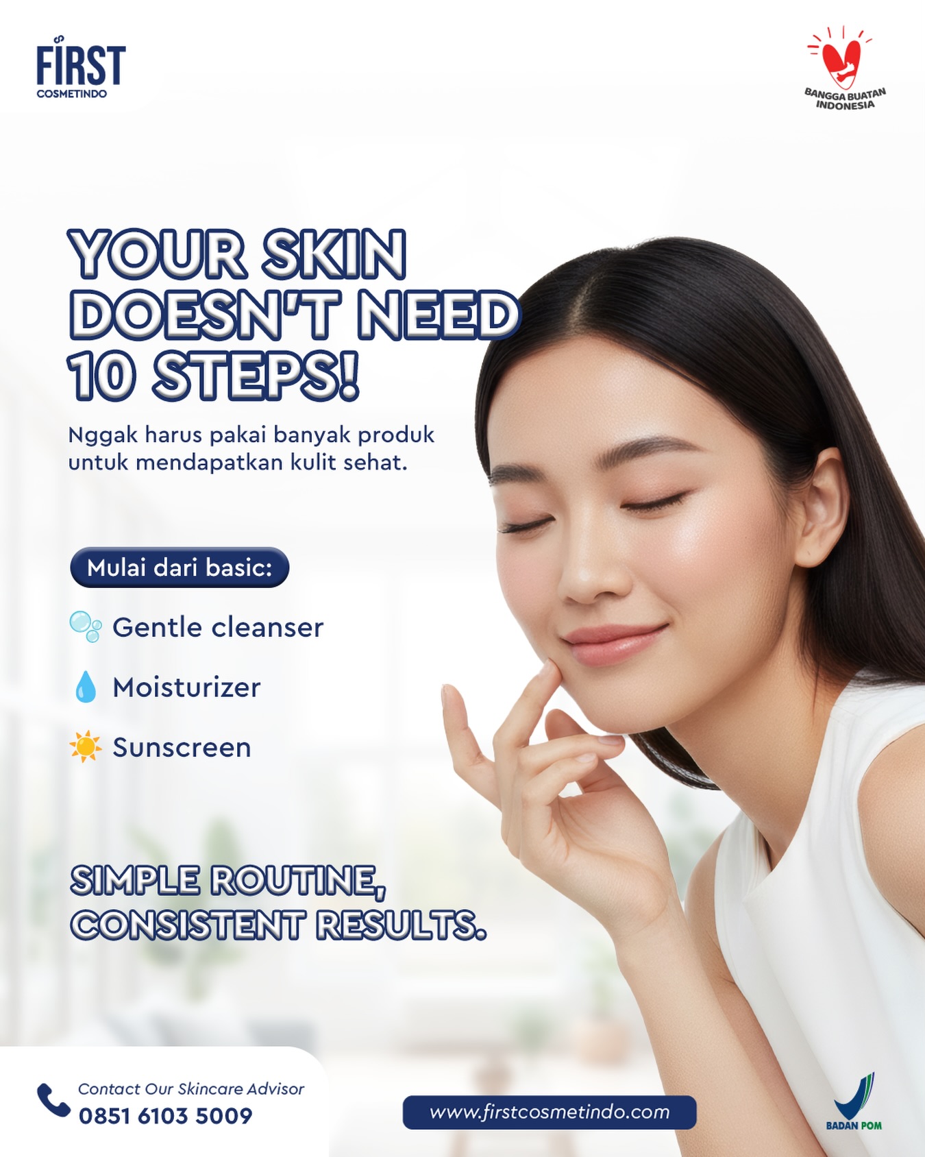 Maklon Kosmetik - First Cosmetindo Facebook ad: Pabrik Maklon Kosmetik dan Skincare Jogja - First Cosmetindo