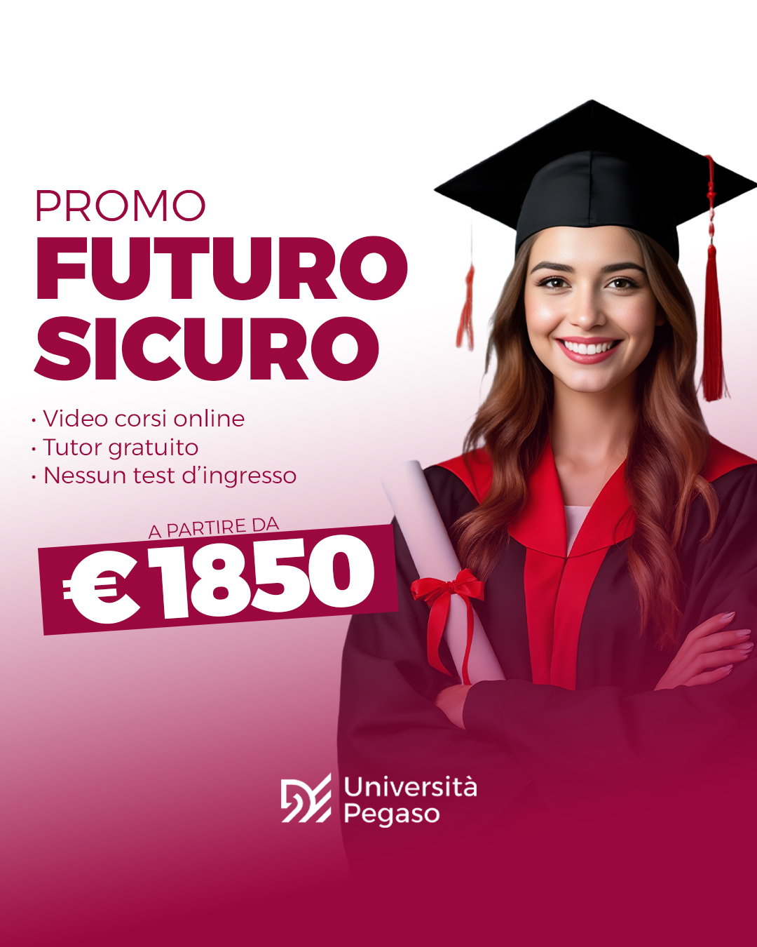 Università telematica Pegaso - Digitale Facebook ad: Compila il modulo, senza impegno!