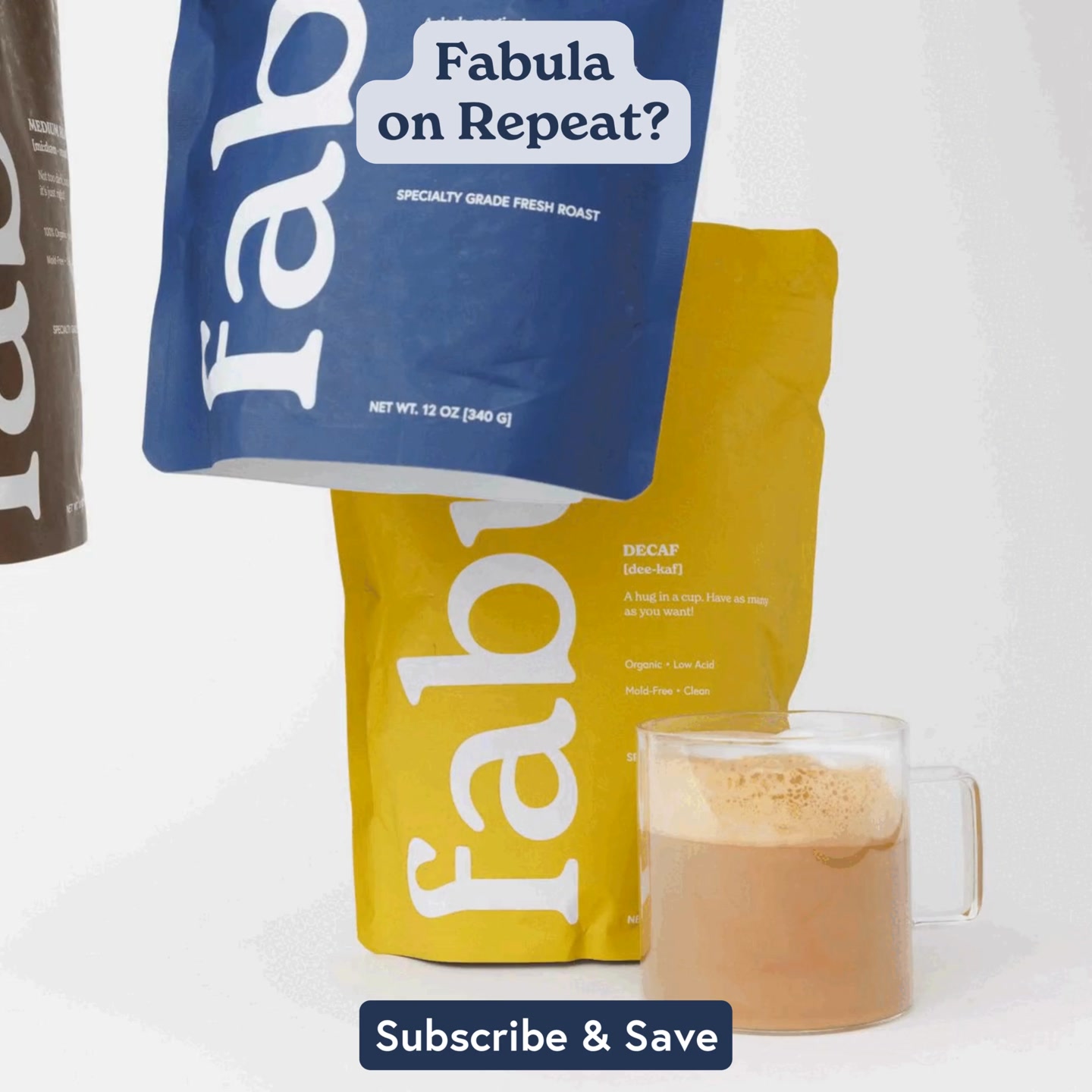 Fabula Coffee Facebook ad: Fabula Coffee, On Your Schedule