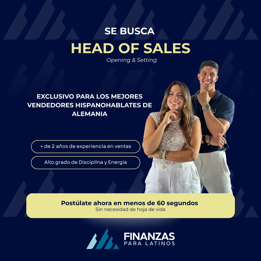 Finanzas para Latinos - en Alemania Facebook ad: Siguiente nivel labora