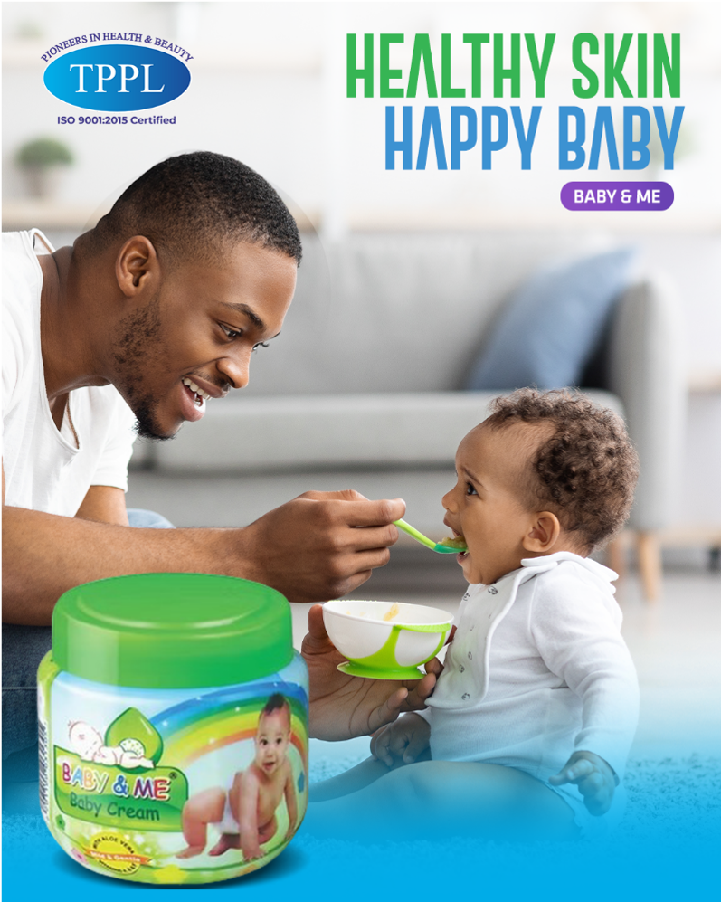 TPPL- Tanga Pharmaceutical & Plastics Ltd Facebook ad: Gentle hydration for everyday baby care.