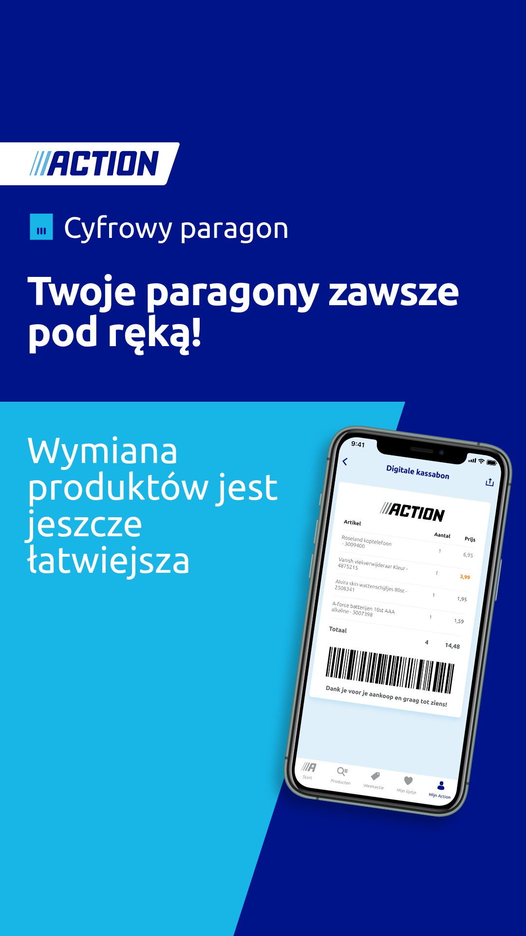 Action Facebook ad