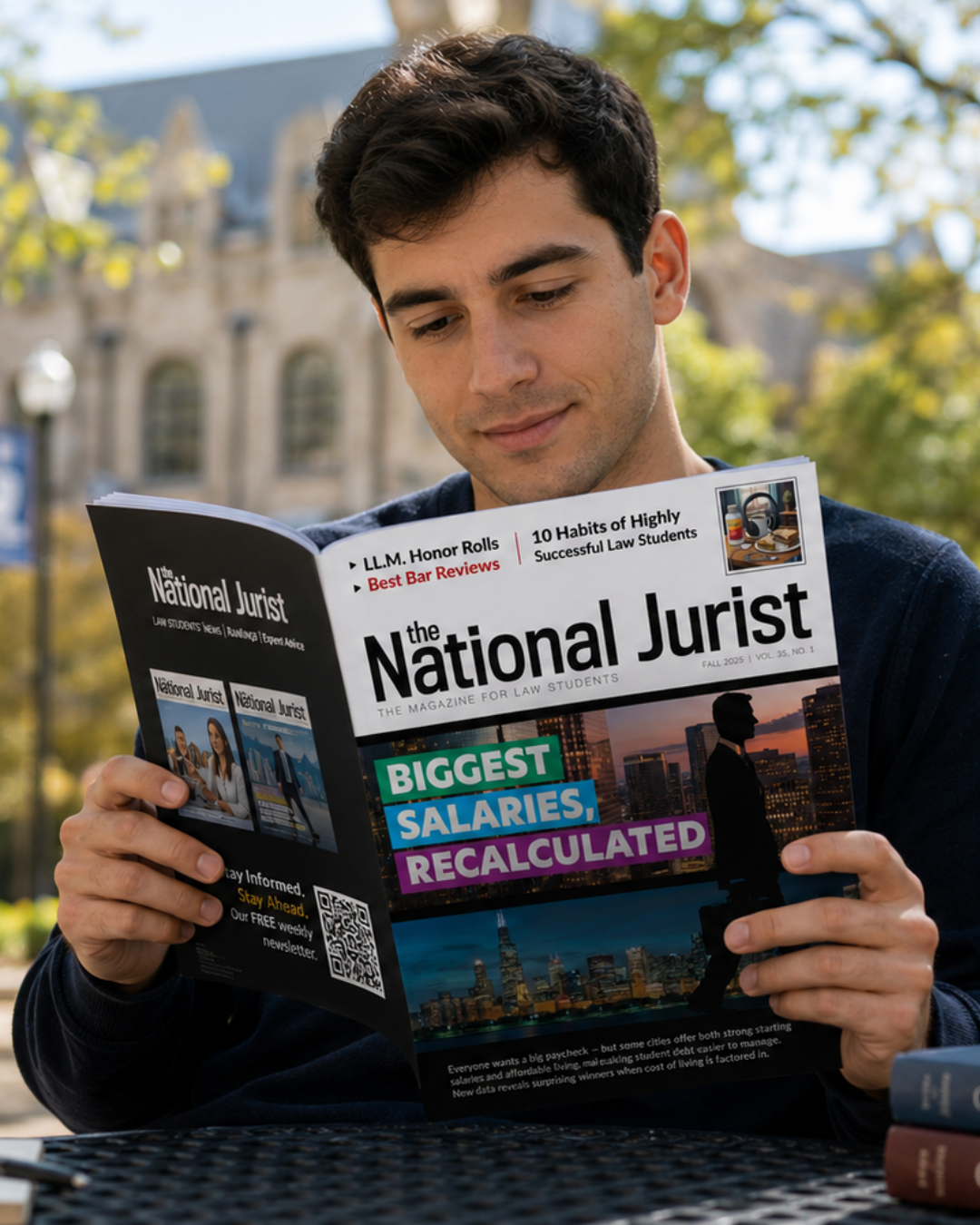 The National Jurist Facebook ad: The Smartest Thing in Your Backpack