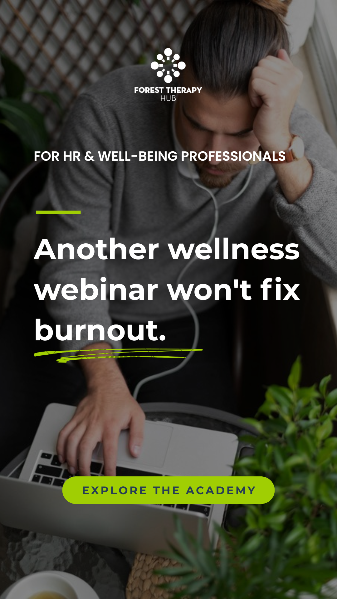 Forest Therapy Hub Facebook ad