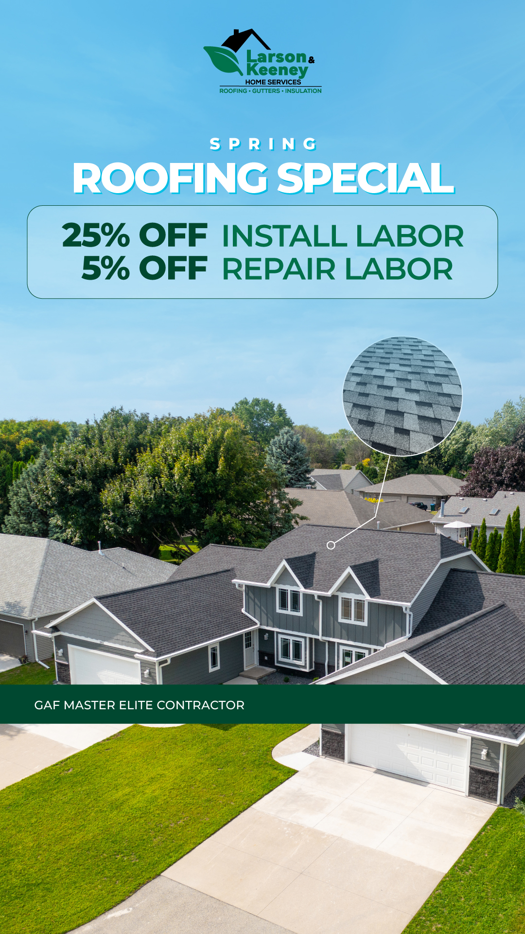 Larson and Keeney Home Services - Fox Valley Facebook ad