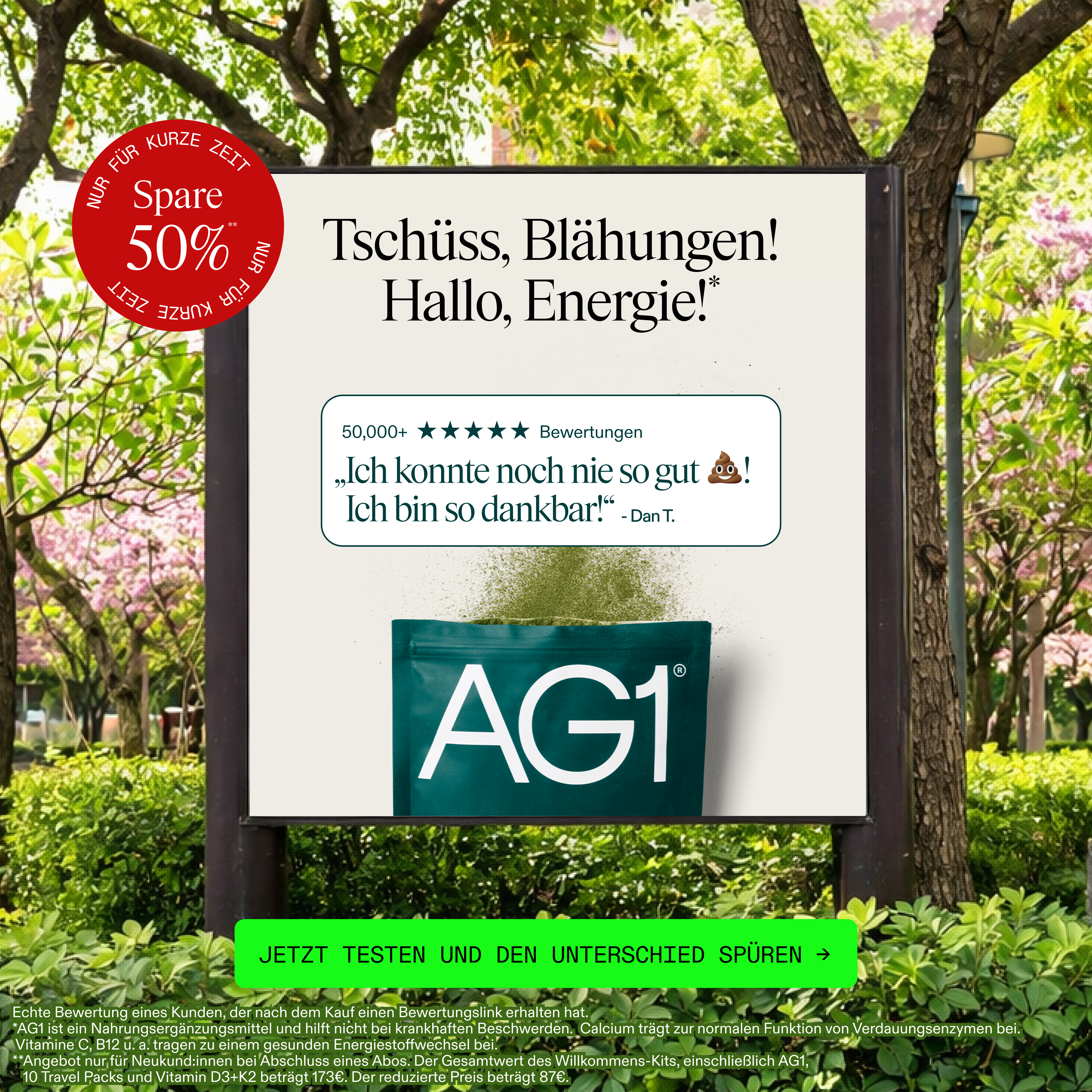 AG1 Deutschland Facebook ad