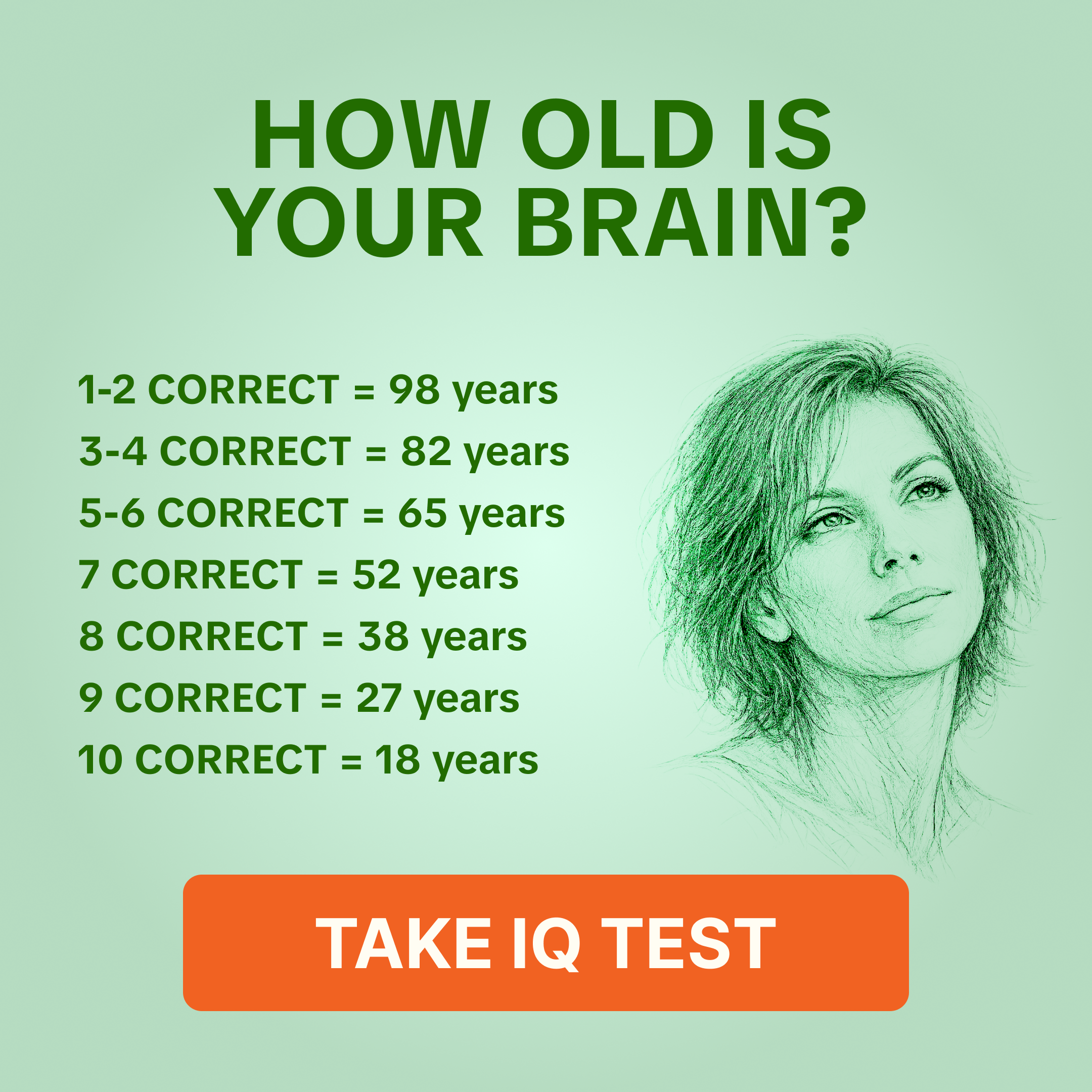 My IQ Facebook ad