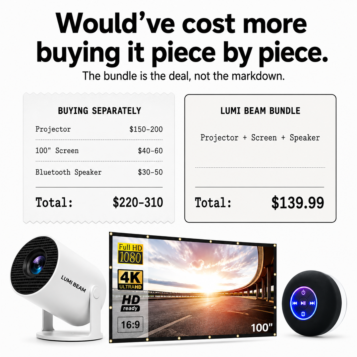 Lumi Beam Facebook ad
