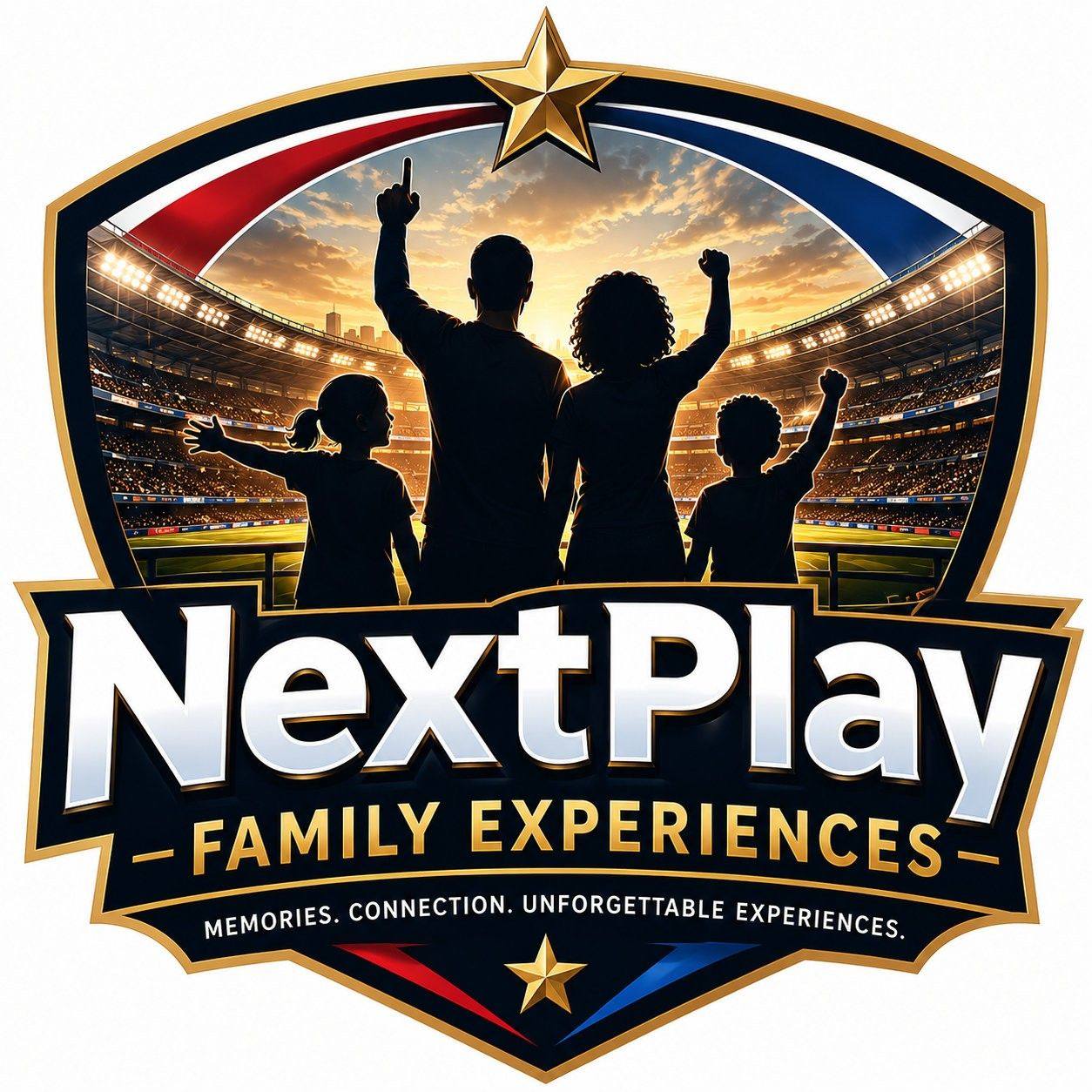 NextPlay Family Experiences Facebook ad: Redefining family experiences at live events.