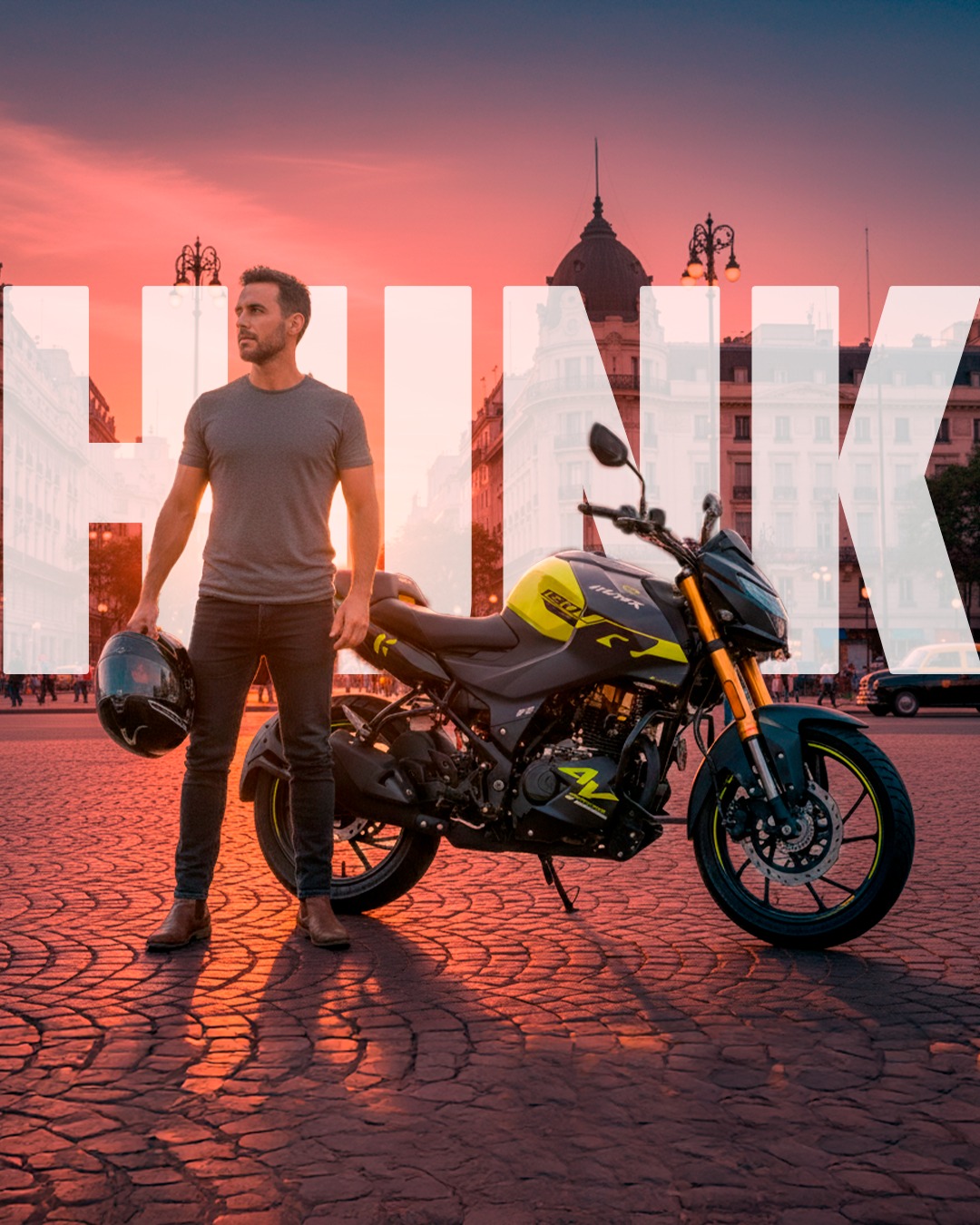 Hero Motos Argentina Facebook ad: Diseñada para la calle.