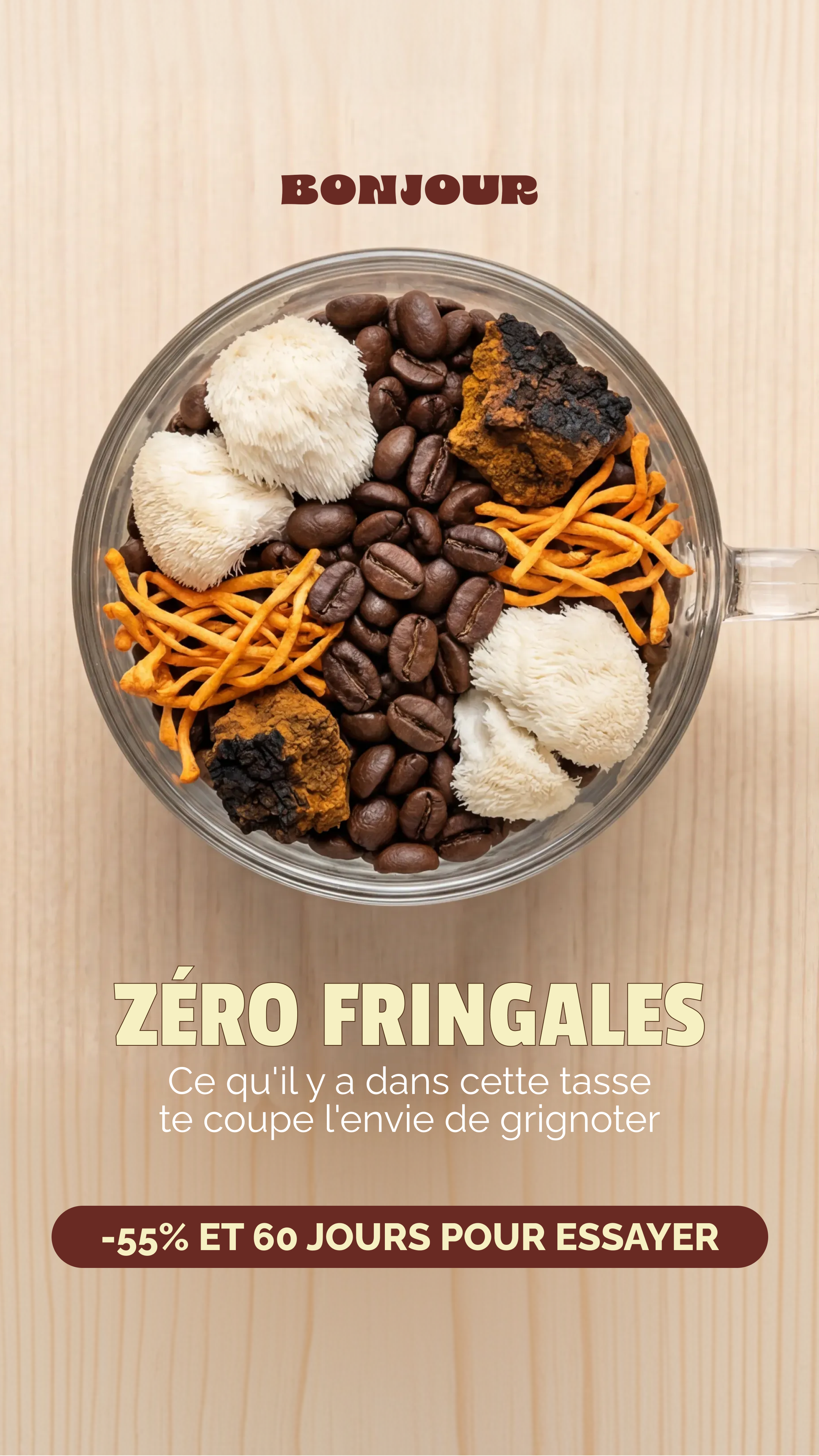 Bonjour Facebook ad