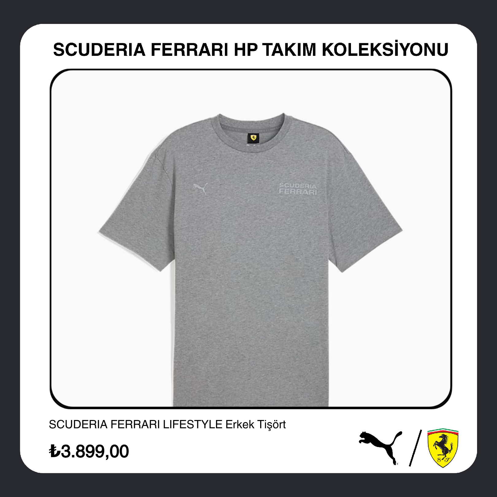 PUMA Facebook ad: PUMA Ferrari'nin heyecan verici fanwear kıyafetleri ve…