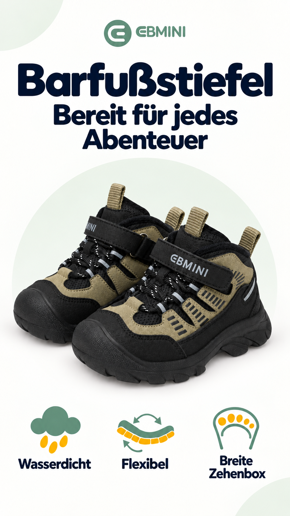 Ebmini - Kinder Barfußschuhe Facebook ad