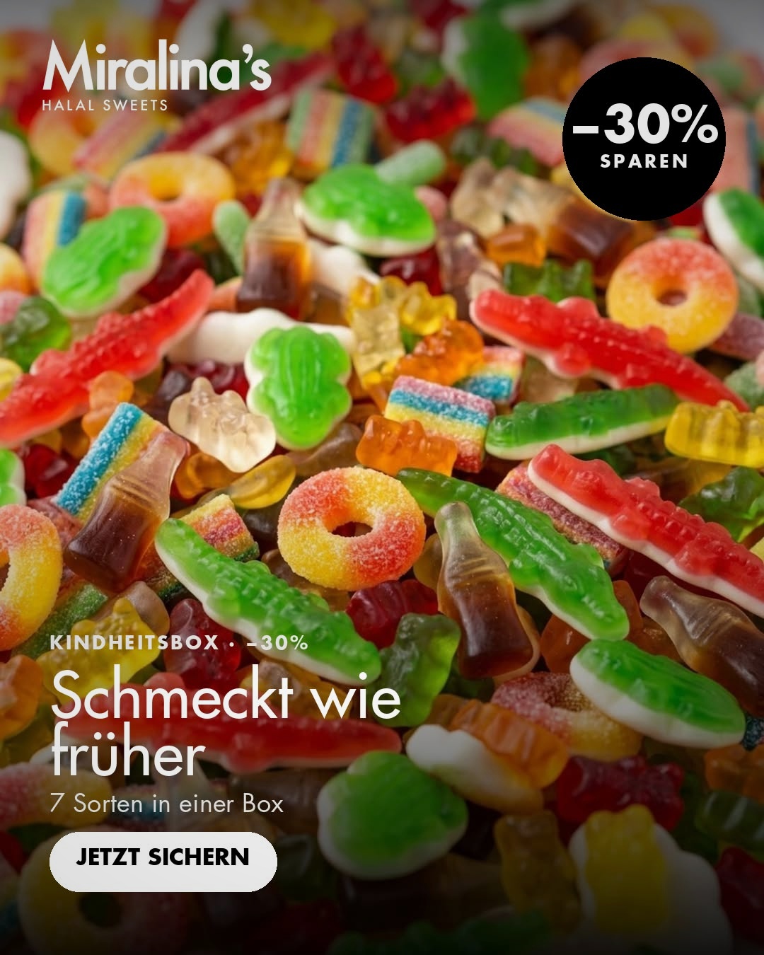 Miralina's Halal Sweets Facebook ad