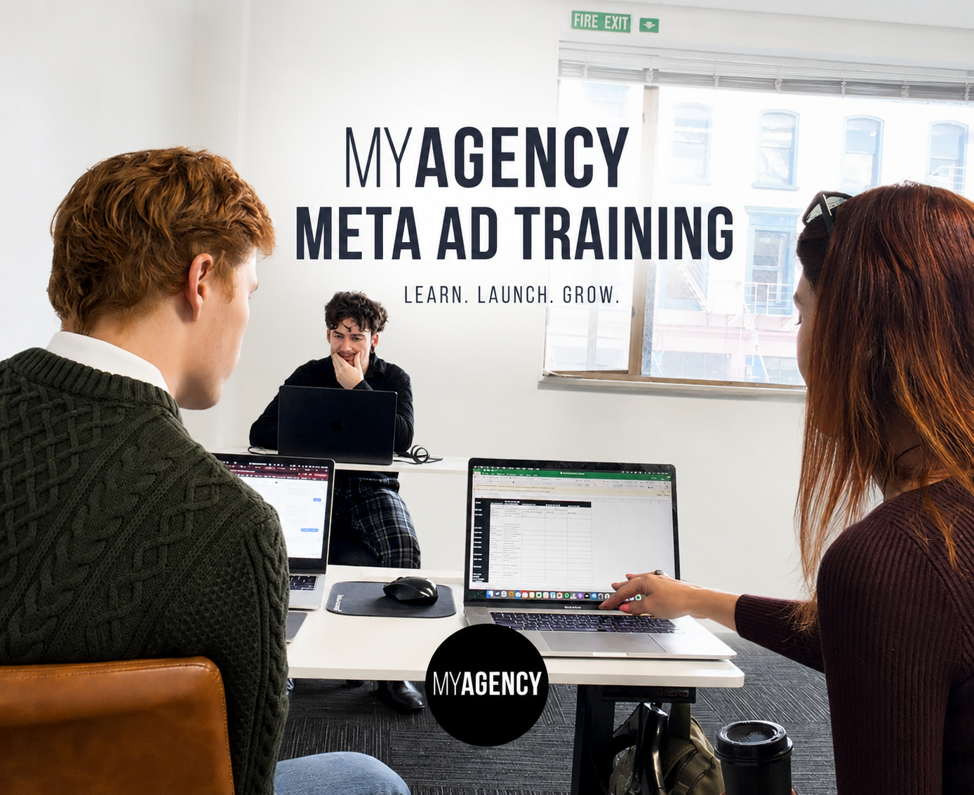 MyAgency Facebook ad: Book Now