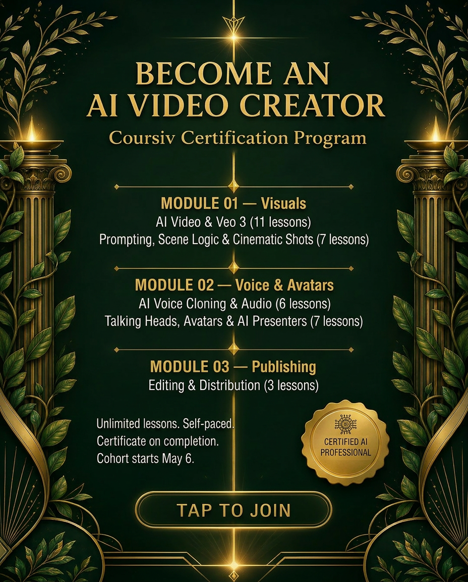 AI Weekly Facebook ad
