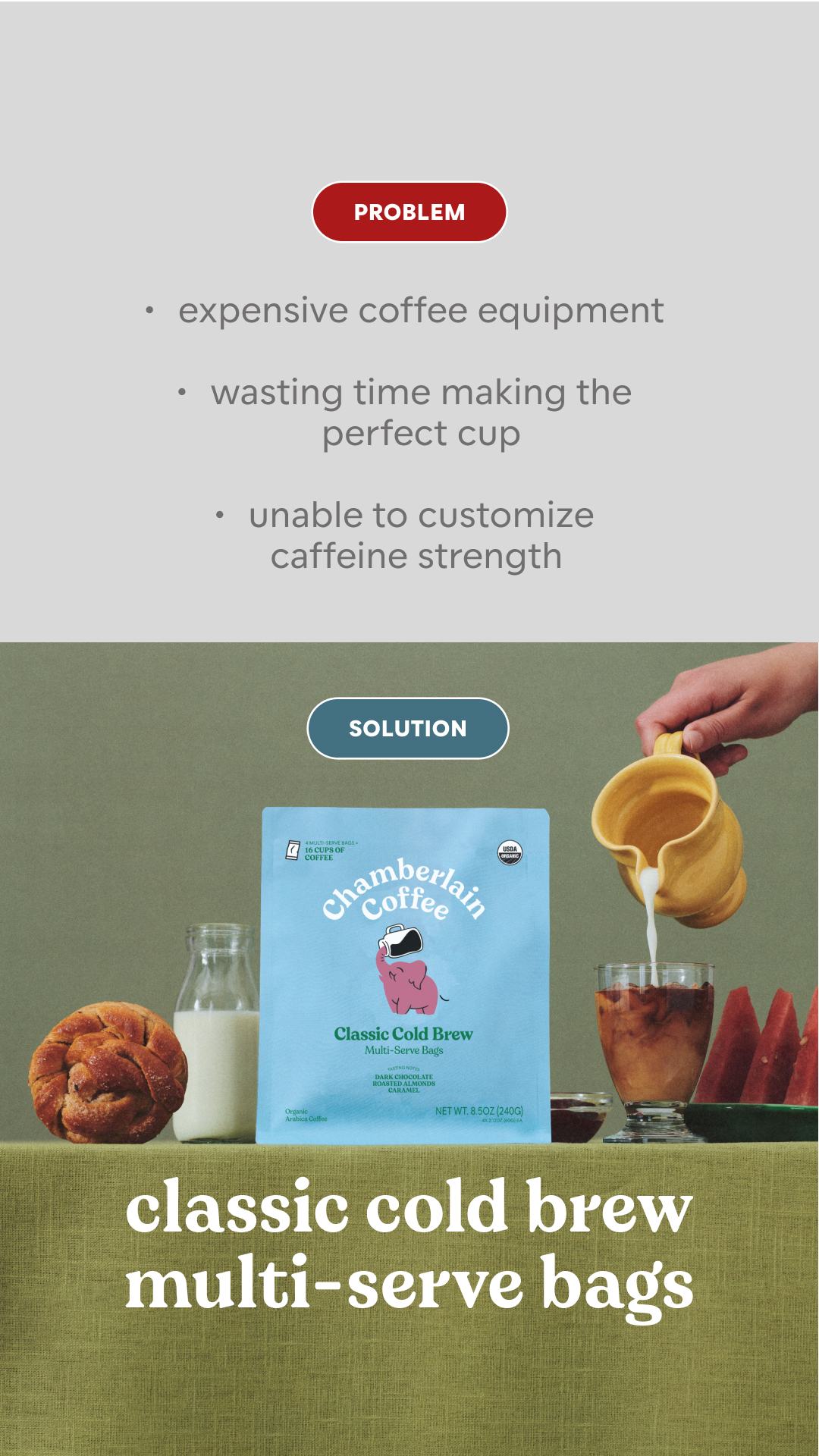 Chamberlain Coffee Facebook ad