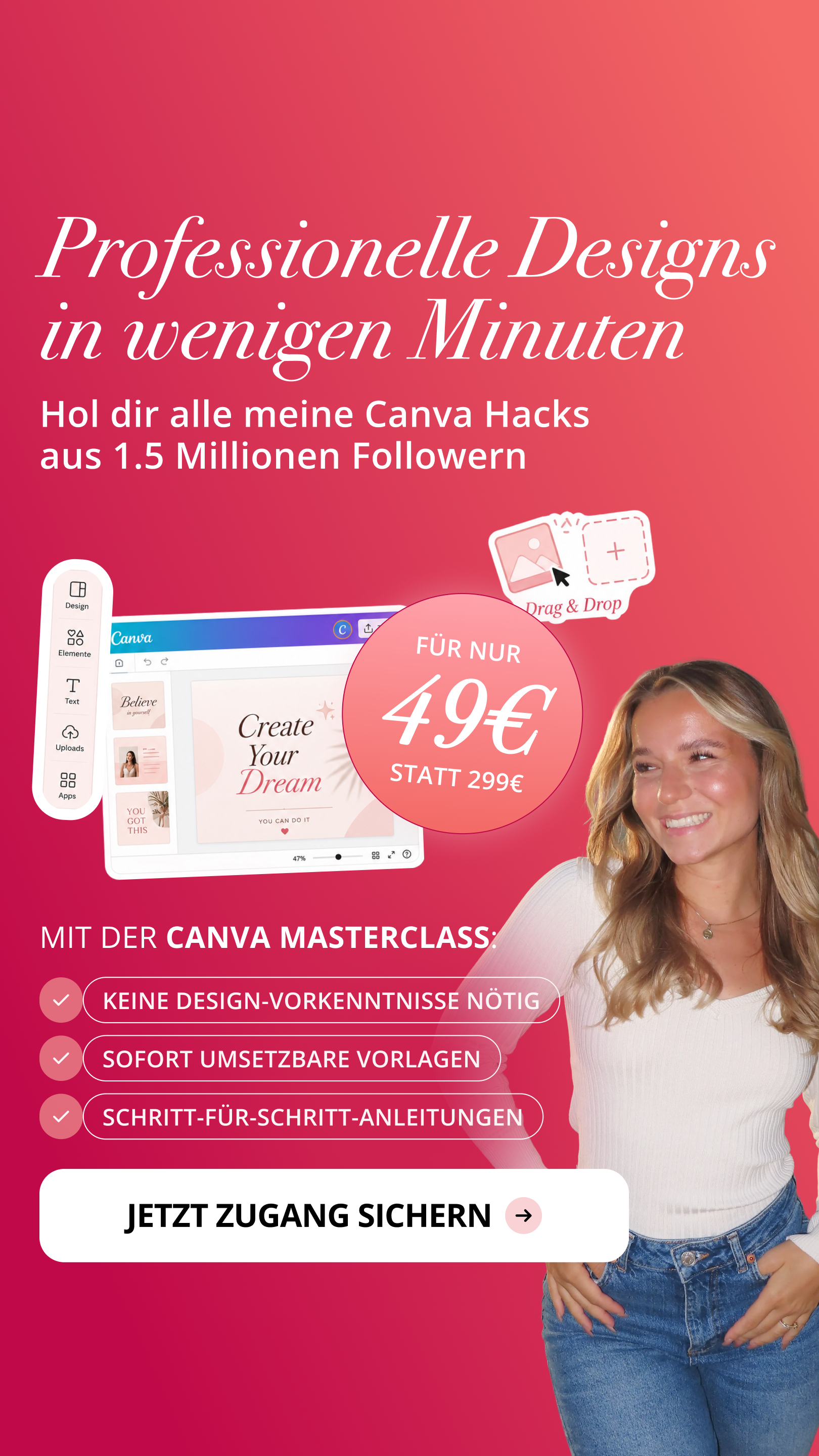 Alinas Creator Club Facebook ad