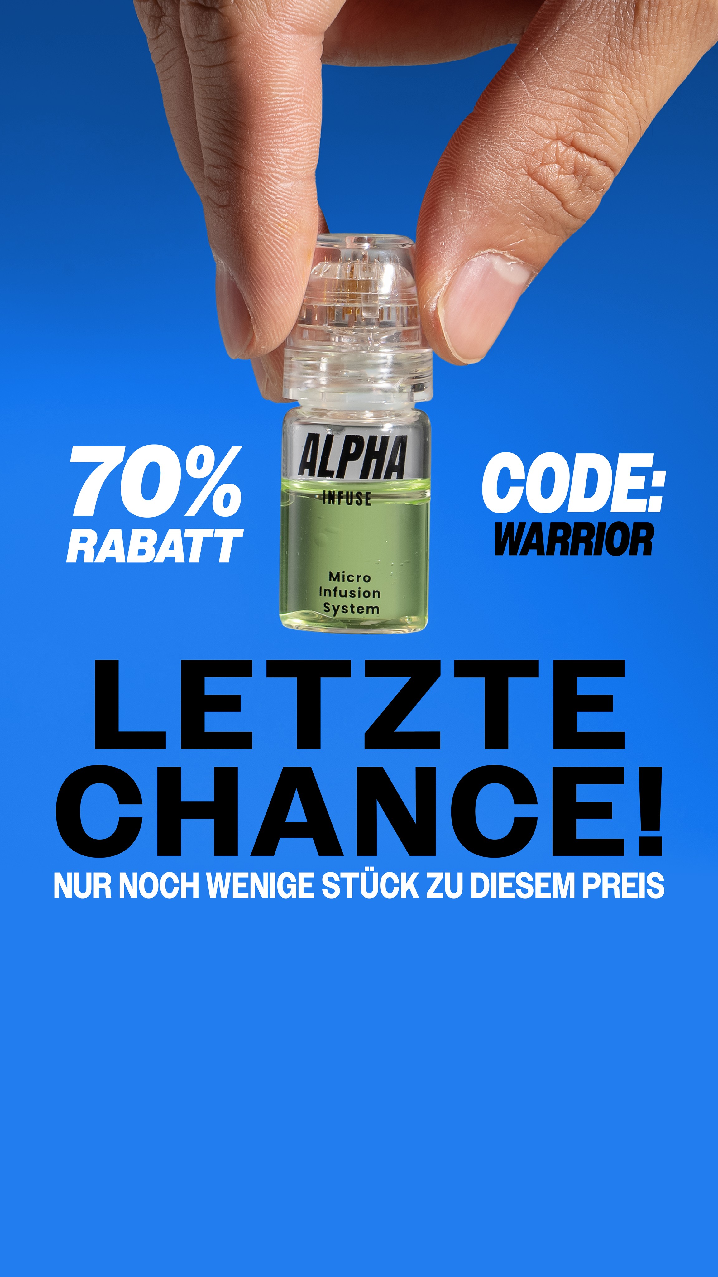 AlphaInfuse Facebook ad